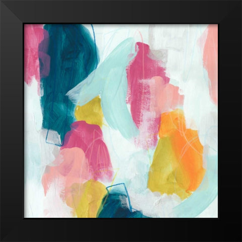 Synergetic II Black Modern Wood Framed Art Print by Vess, June Erica