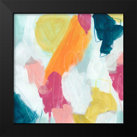 Synergetic IV Black Modern Wood Framed Art Print by Vess, June Erica