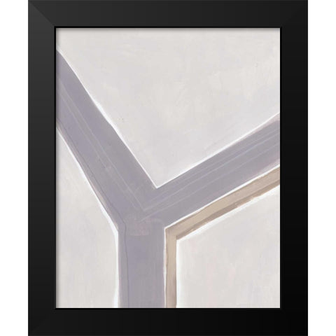 Neutral Impact I Black Modern Wood Framed Art Print by Vess, June Erica