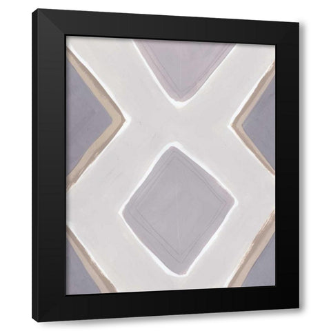 Neutral Impact III Black Modern Wood Framed Art Print by Vess, June Erica