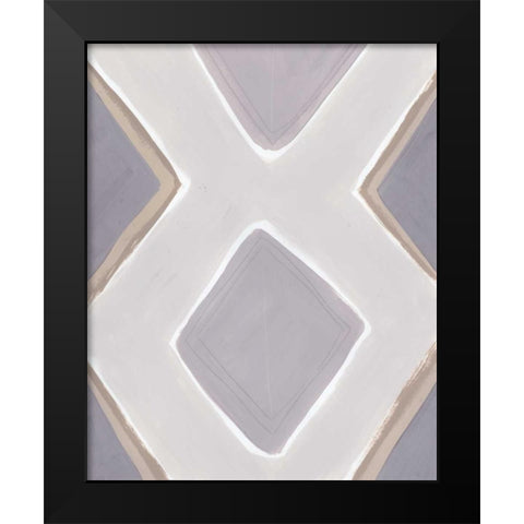 Neutral Impact III Black Modern Wood Framed Art Print by Vess, June Erica