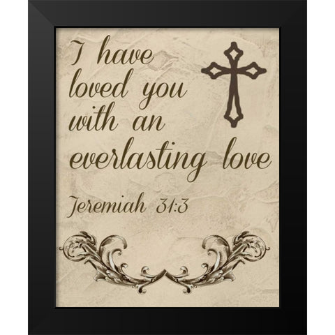 More Than Words I Black Modern Wood Framed Art Print by Studio W