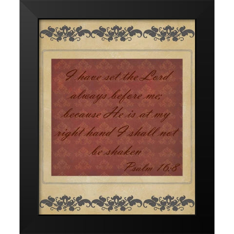 More Than Words IV Black Modern Wood Framed Art Print by Studio W