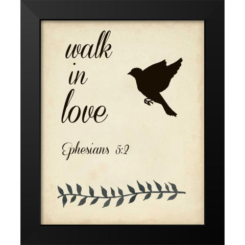 More Than Words VIII Black Modern Wood Framed Art Print by Studio W