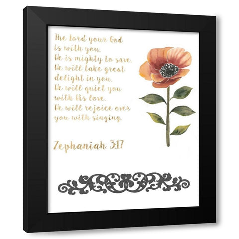 More Than Words X Black Modern Wood Framed Art Print with Double Matting by Studio W