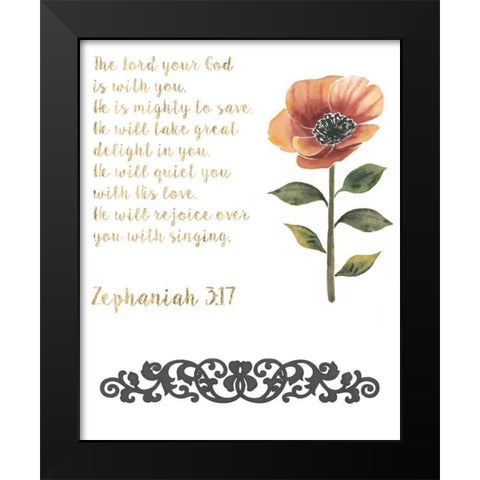 More Than Words X Black Modern Wood Framed Art Print by Studio W
