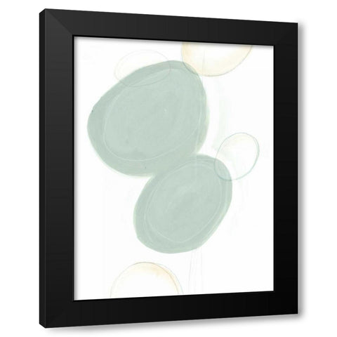 Implied Motif I Black Modern Wood Framed Art Print by Vess, June Erica