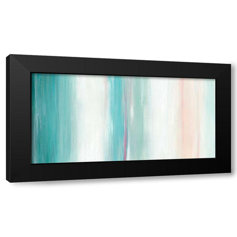 Seafoam Spectrum I Black Modern Wood Framed Art Print with Double Matting by Vess, June Erica