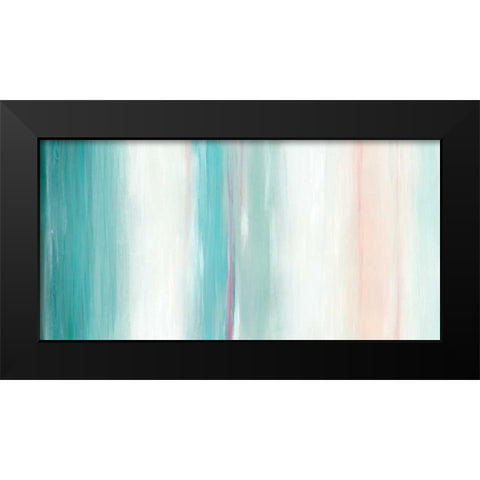 Seafoam Spectrum I Black Modern Wood Framed Art Print by Vess, June Erica