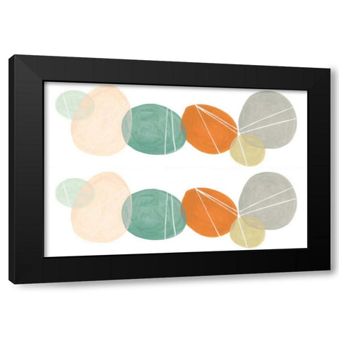 2-Up Interdependent I Black Modern Wood Framed Art Print by Vess, June Erica