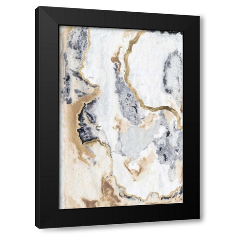 Cinder and Smoke I Black Modern Wood Framed Art Print with Double Matting by Lam, Vanna