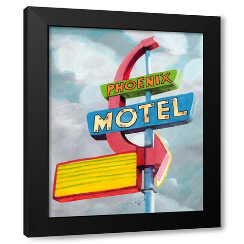American Roadside II Black Modern Wood Framed Art Print by McCavitt, Naomi