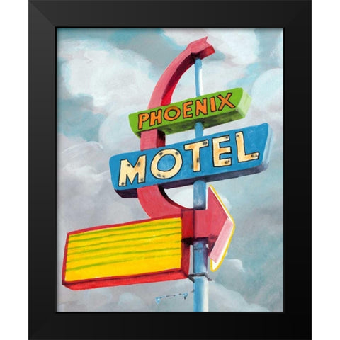 American Roadside II Black Modern Wood Framed Art Print by McCavitt, Naomi