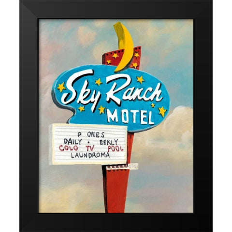 American Roadside III Black Modern Wood Framed Art Print by McCavitt, Naomi