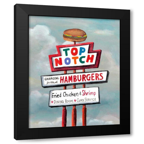 American Roadside V Black Modern Wood Framed Art Print by McCavitt, Naomi