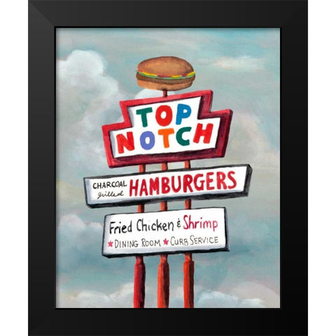 American Roadside V Black Modern Wood Framed Art Print by McCavitt, Naomi