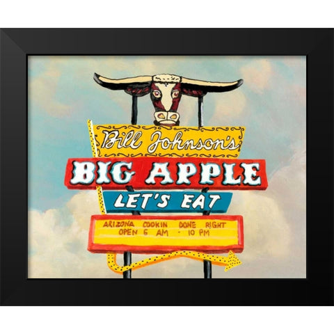 American Roadside VII Black Modern Wood Framed Art Print by McCavitt, Naomi