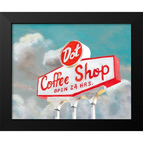 American Roadside VIII Black Modern Wood Framed Art Print by McCavitt, Naomi