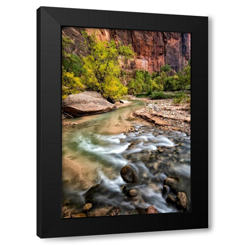 Virgin River I Black Modern Wood Framed Art Print by Head, Danny