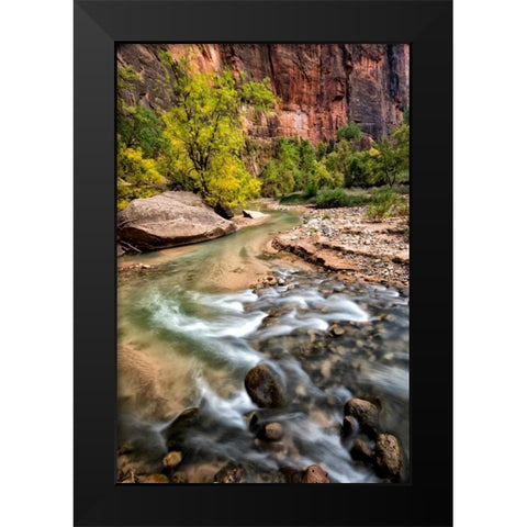 Virgin River I Black Modern Wood Framed Art Print by Head, Danny