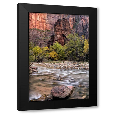 The Pulpit Black Modern Wood Framed Art Print with Double Matting by Head, Danny