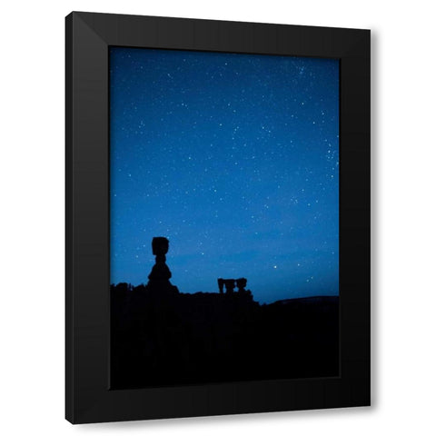 Stars at Thors Hammer Black Modern Wood Framed Art Print with Double Matting by Head, Danny