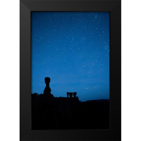 Stars at Thors Hammer Black Modern Wood Framed Art Print by Head, Danny