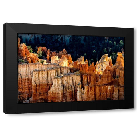 Sun Bath I Black Modern Wood Framed Art Print by Head, Danny