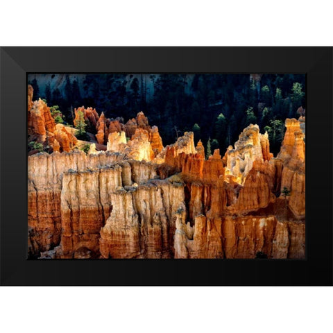 Sun Bath I Black Modern Wood Framed Art Print by Head, Danny