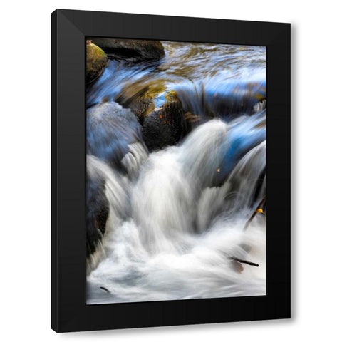Water Abstract II Black Modern Wood Framed Art Print by Head, Danny