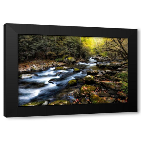 Nightfall Closes In Black Modern Wood Framed Art Print by Head, Danny