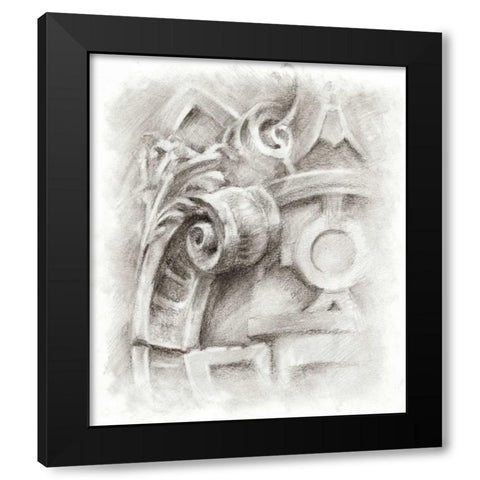 Frieze Study I Black Modern Wood Framed Art Print by Harper, Ethan