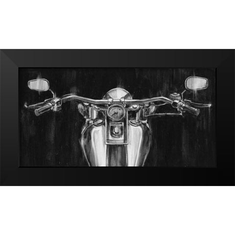 Looking Forward II Black Modern Wood Framed Art Print by Harper, Ethan