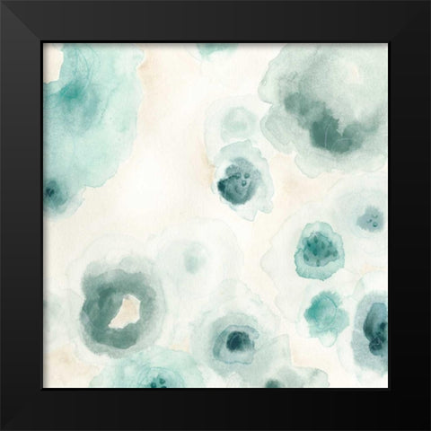 Aquatic Garden III Black Modern Wood Framed Art Print by Vess, June Erica