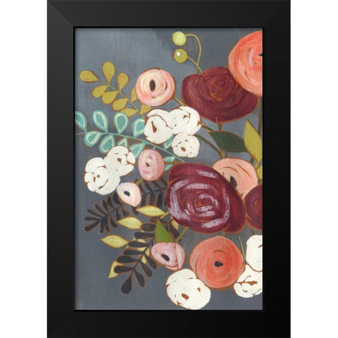 Wistful Bouquet II Black Modern Wood Framed Art Print by Popp, Grace