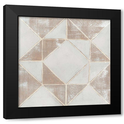 Geometric Veil I Black Modern Wood Framed Art Print by Popp, Grace