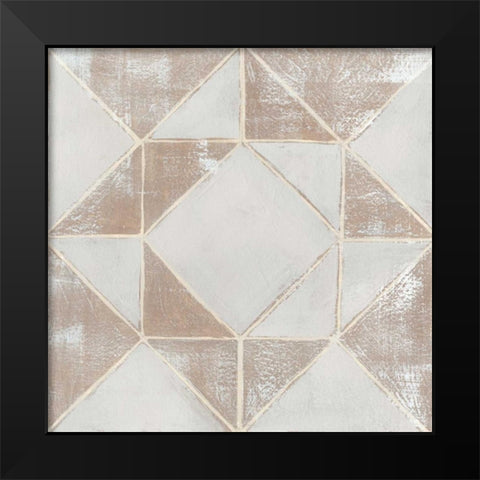 Geometric Veil I Black Modern Wood Framed Art Print by Popp, Grace