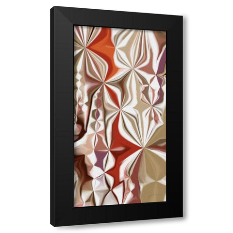 Thrive Panel I Black Modern Wood Framed Art Print with Double Matting by Burghardt, James