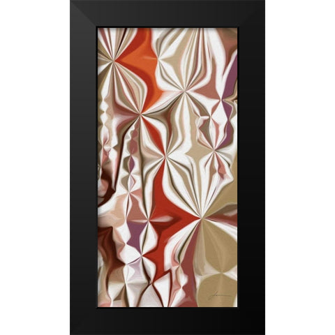 Thrive Panel I Black Modern Wood Framed Art Print by Burghardt, James