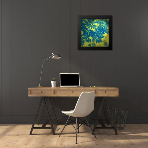 Under Brush II Black Modern Wood Framed Art Print by Burghardt, James
