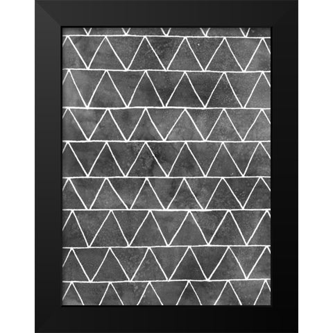 Modern Monochrome II Black Modern Wood Framed Art Print by Popp, Grace