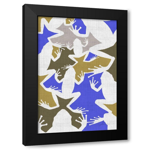 Hopper Panel I Black Modern Wood Framed Art Print with Double Matting by Burghardt, James