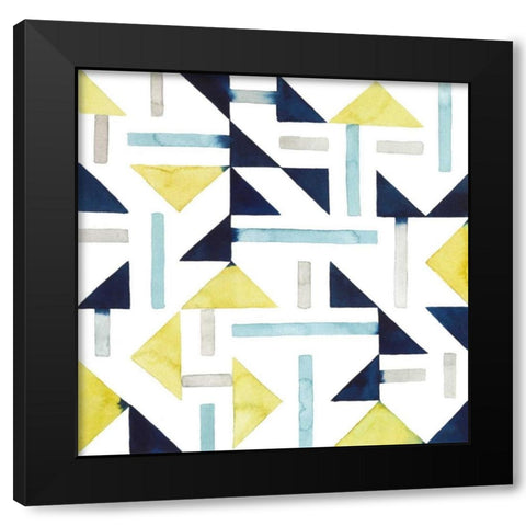 Bemused I Black Modern Wood Framed Art Print with Double Matting by Popp, Grace