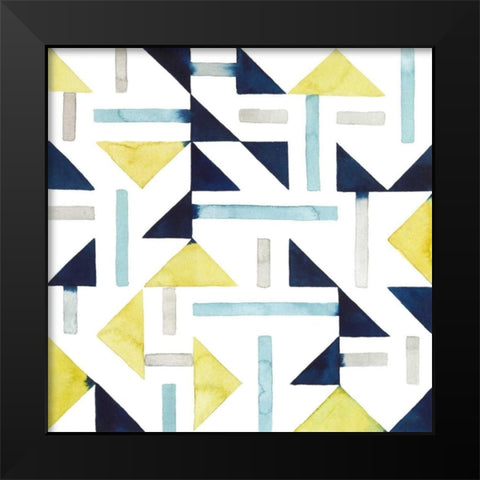 Bemused I Black Modern Wood Framed Art Print by Popp, Grace