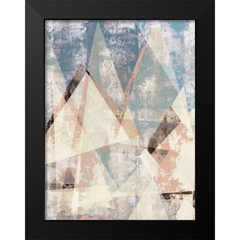 Color Juxtapose I Black Modern Wood Framed Art Print by Goldberger, Jennifer