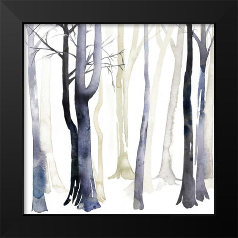 In the Forest I Black Modern Wood Framed Art Print by Popp, Grace