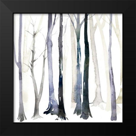 In the Forest II Black Modern Wood Framed Art Print by Popp, Grace
