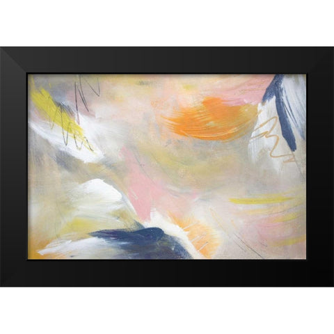 Pepper Zest Black Modern Wood Framed Art Print by Contacessi, Julia