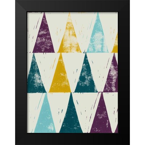 Harlequin Tryst I Black Modern Wood Framed Art Print by Popp, Grace