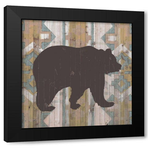 Southwest Lodge Animals III Black Modern Wood Framed Art Print by Vision Studio